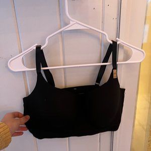 PINK Black Loungin' Scoop Bra - Size XL - NWT